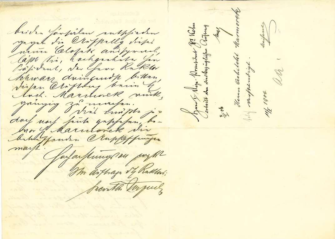 08_Institutionen_ITLA_4_Architekt Marmorek und Rabbiner Schwarz über Einbau Toilette_A_VIE_IKG_I_DIV_6,2_klein.jpg